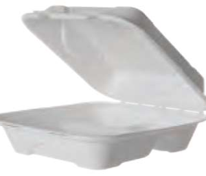8x8x3in 3-Compartment 200x200x73mm