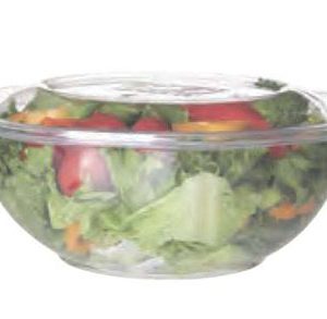 64oz Squat Salad Bowl & Lid 240x95mm